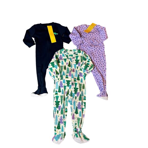 Amazon Essentials Unisex Toddler Snug-Fit Cotton Footless Sleeper Pajamas 6-9 - Picture 1 of 4